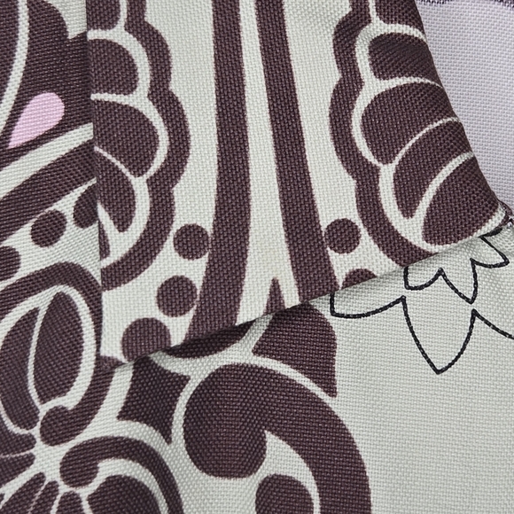 Beth Bowley Anthropologie Mint Pink 70s Floral Print Silk Blend Shirt Dress 6 - Picture 6 of 9